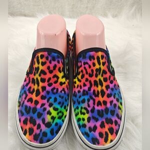 Vans multicolor black & pink Slip-On (Women’s 8 / Men’s 6.5)